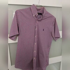 Ralph Lauren Short Sleeve Button Down- Men's Small